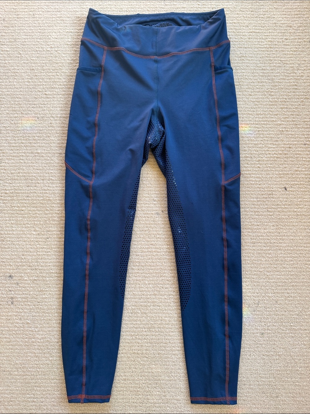 Dover Saddlery Women’s High-Waist Navy Performance Riding Leggings